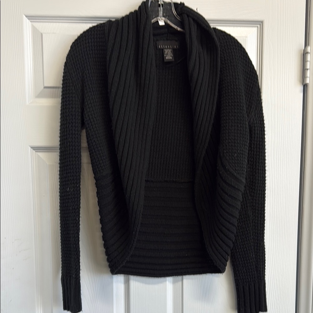 Attention Black Women's Cardigan Sweater